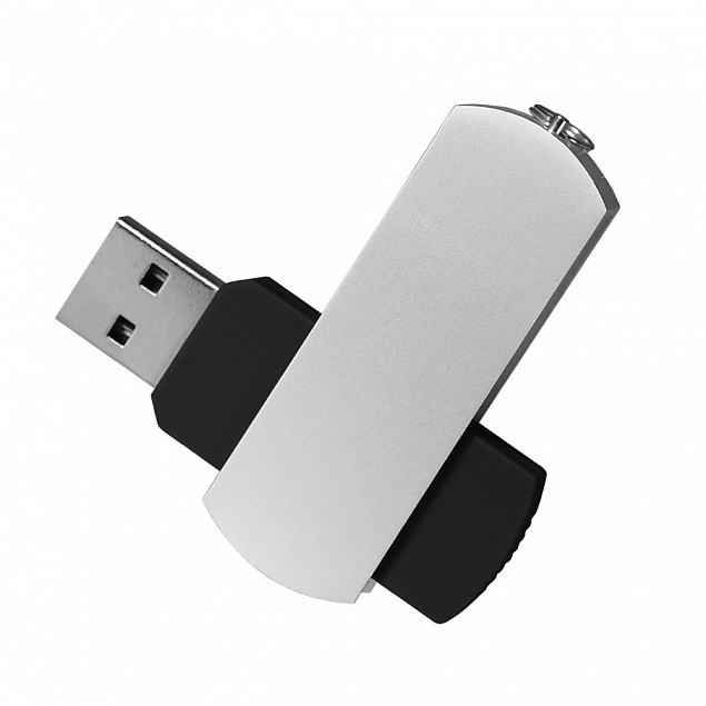 USB Флешка, Elegante, 16 Gb, черный с логотипом в Волгограде заказать по выгодной цене в кибермаркете AvroraStore