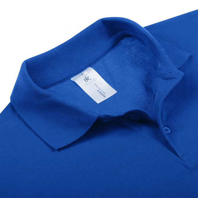 Рубашка поло Heavymill ярко-синяя с логотипом в Волгограде заказать по выгодной цене в кибермаркете AvroraStore