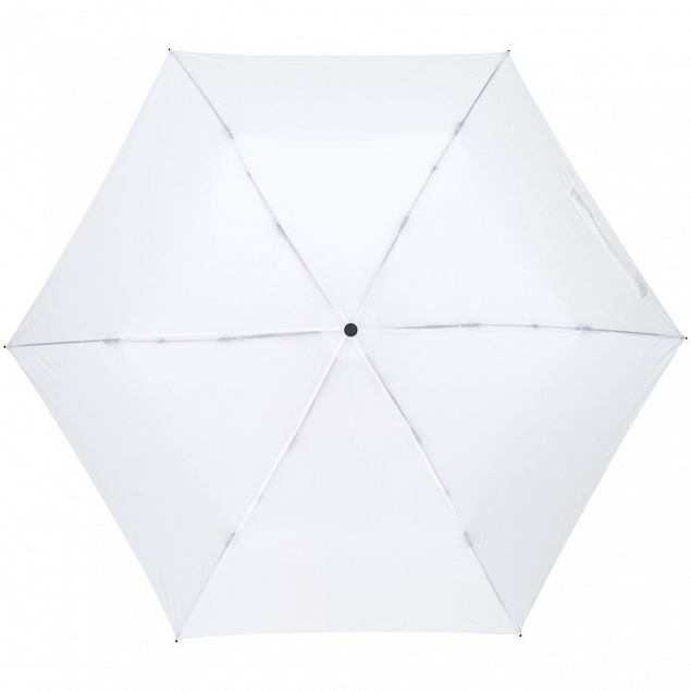 Зонт складной Luft Trek, белый с логотипом в Волгограде заказать по выгодной цене в кибермаркете AvroraStore