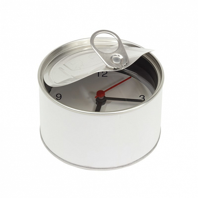Часы TEAR OPEN, белый с логотипом в Волгограде заказать по выгодной цене в кибермаркете AvroraStore