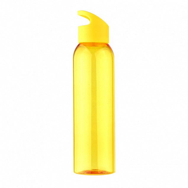 Бутылка пластиковая для воды Sportes, распродажа, желтый с логотипом в Волгограде заказать по выгодной цене в кибермаркете AvroraStore