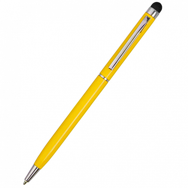 Ручка металлическая Dallas Touch - Желтый KK с логотипом в Волгограде заказать по выгодной цене в кибермаркете AvroraStore