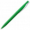 Ручка шариковая Pin Soft Touch, зеленая с логотипом в Волгограде заказать по выгодной цене в кибермаркете AvroraStore