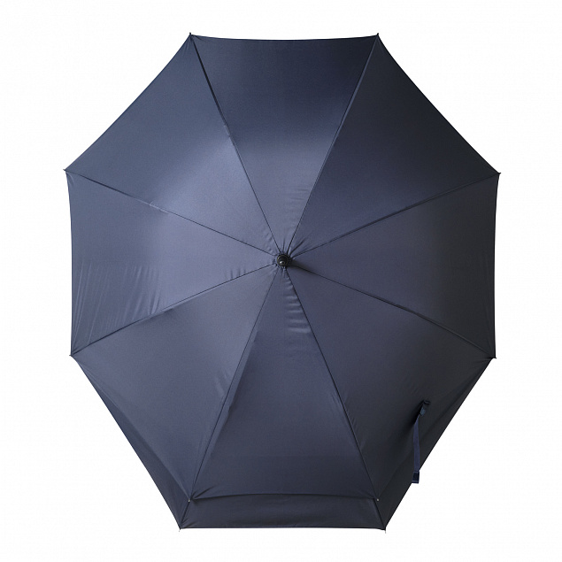 Зонт-трость Dune, синий с логотипом в Волгограде заказать по выгодной цене в кибермаркете AvroraStore