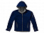 Куртка софтшел Match мужская, темно-синий/серый с логотипом в Волгограде заказать по выгодной цене в кибермаркете AvroraStore