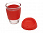 Стеклянный стакан с силиконовой крышкой и манжетой Monday с логотипом в Волгограде заказать по выгодной цене в кибермаркете AvroraStore