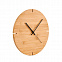 Настенные часы из бамбука кругл с логотипом в Волгограде заказать по выгодной цене в кибермаркете AvroraStore