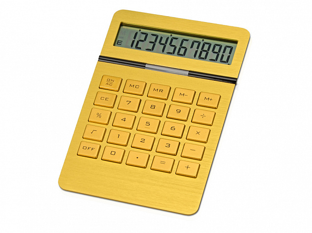 Калькулятор «Золотой» с логотипом в Волгограде заказать по выгодной цене в кибермаркете AvroraStore