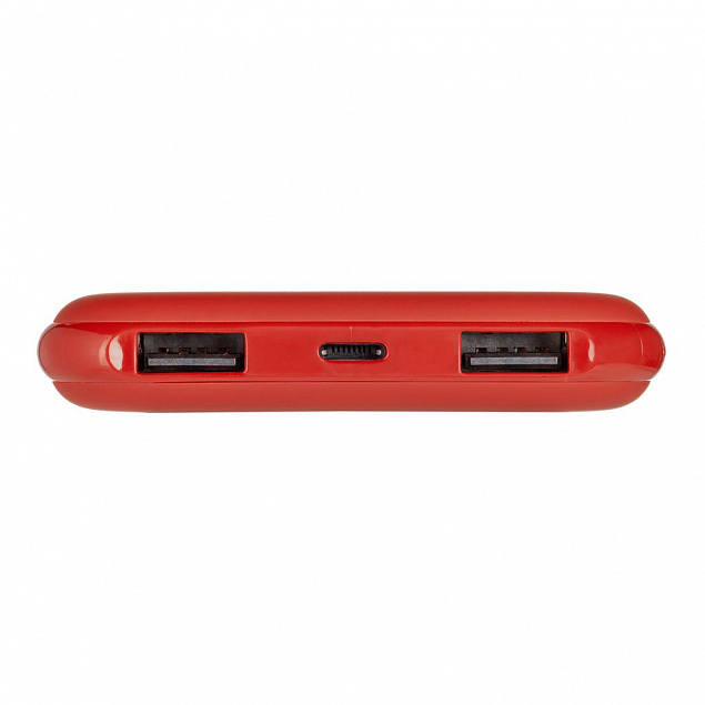 Внешний аккумулятор Uniscend All Day Compact 10 000 мАч, красный с логотипом в Волгограде заказать по выгодной цене в кибермаркете AvroraStore