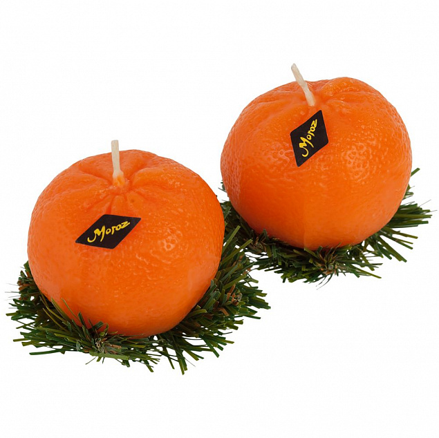 Набор свечей Citrus Box с логотипом в Волгограде заказать по выгодной цене в кибермаркете AvroraStore