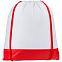 Рюкзак детский Classna, белый с красным с логотипом в Волгограде заказать по выгодной цене в кибермаркете AvroraStore