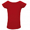 Футболка женская MARYLIN, красная с логотипом в Волгограде заказать по выгодной цене в кибермаркете AvroraStore