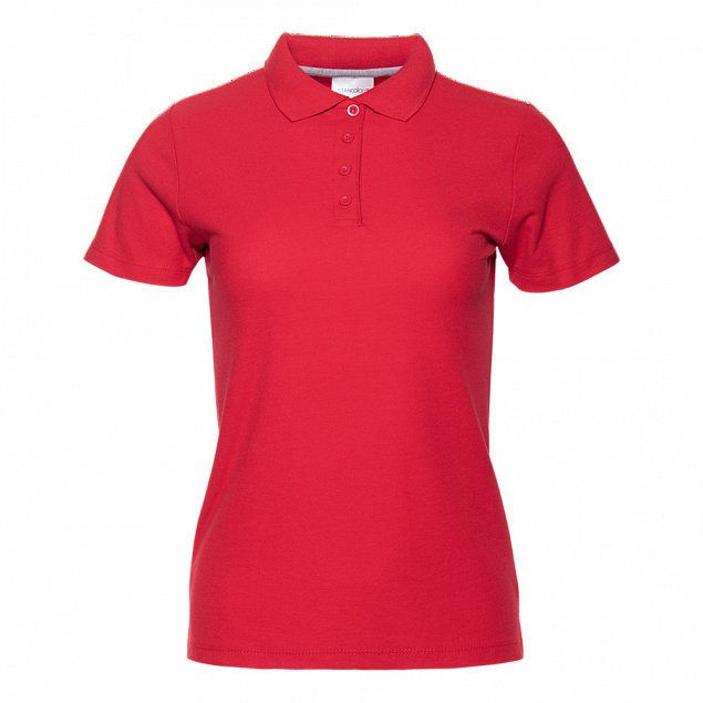 Рубашка поло StanWomen Красный с логотипом в Волгограде заказать по выгодной цене в кибермаркете AvroraStore