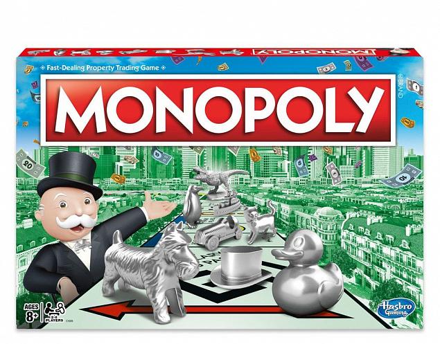 Игра настольная «Классическая Монополия. Обновленная» с логотипом в Волгограде заказать по выгодной цене в кибермаркете AvroraStore