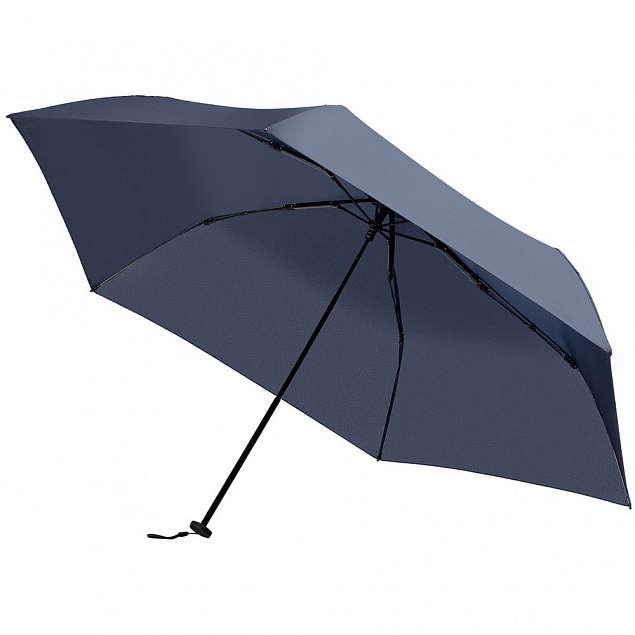 Зонт складной Luft Trek, темно-синий с логотипом в Волгограде заказать по выгодной цене в кибермаркете AvroraStore