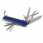 Карманный нож Kassel с 9 функциями, синий с логотипом в Волгограде заказать по выгодной цене в кибермаркете AvroraStore