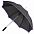 Зонт-трость Highlight, черный с зеленым с логотипом в Волгограде заказать по выгодной цене в кибермаркете AvroraStore