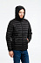 Куртка компактная мужская Stavanger, черная с логотипом в Волгограде заказать по выгодной цене в кибермаркете AvroraStore
