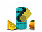 Бутылка для воды JUICY DRINK BOX, желтый с логотипом в Волгограде заказать по выгодной цене в кибермаркете AvroraStore