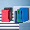 Бизнес-блокнот  "Silky", формат А5,  обложка твердая,  блок в клетку с логотипом в Волгограде заказать по выгодной цене в кибермаркете AvroraStore