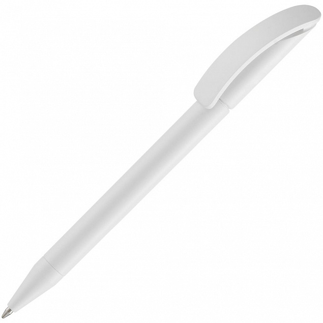 Ручка шариковая Prodir DS3 TMM, белая матовая с логотипом в Волгограде заказать по выгодной цене в кибермаркете AvroraStore