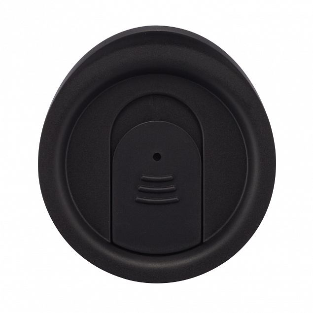 Термокружка Dia, 350 мл, черный с логотипом в Волгограде заказать по выгодной цене в кибермаркете AvroraStore