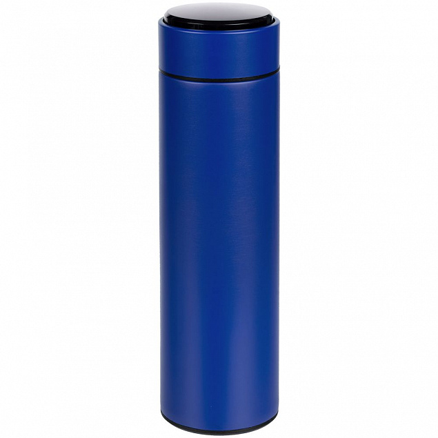 Смарт-бутылка Long Therm, синяя с логотипом в Волгограде заказать по выгодной цене в кибермаркете AvroraStore