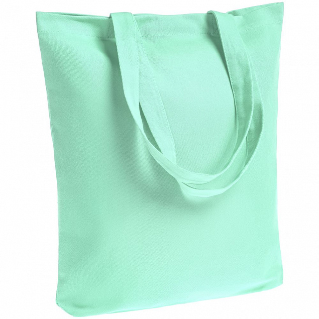 Холщовая сумка Avoska, зеленая (мятная) с логотипом в Волгограде заказать по выгодной цене в кибермаркете AvroraStore