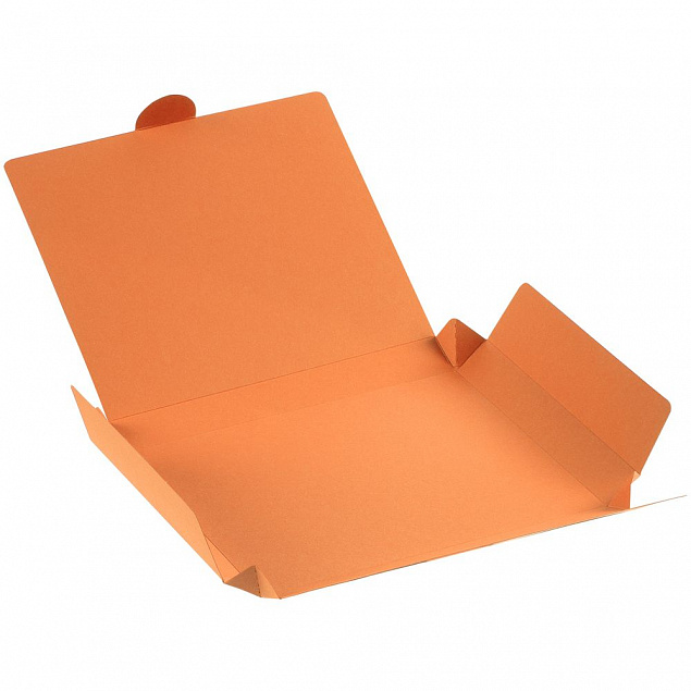 Коробка самосборная Flacky, оранжевая с логотипом в Волгограде заказать по выгодной цене в кибермаркете AvroraStore