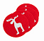 Набор подставок, дизайн с оленями с логотипом в Волгограде заказать по выгодной цене в кибермаркете AvroraStore