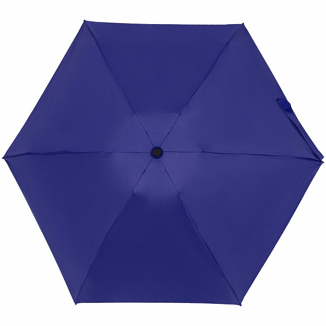 Складной зонт Cameo, механический, синий с логотипом в Волгограде заказать по выгодной цене в кибермаркете AvroraStore