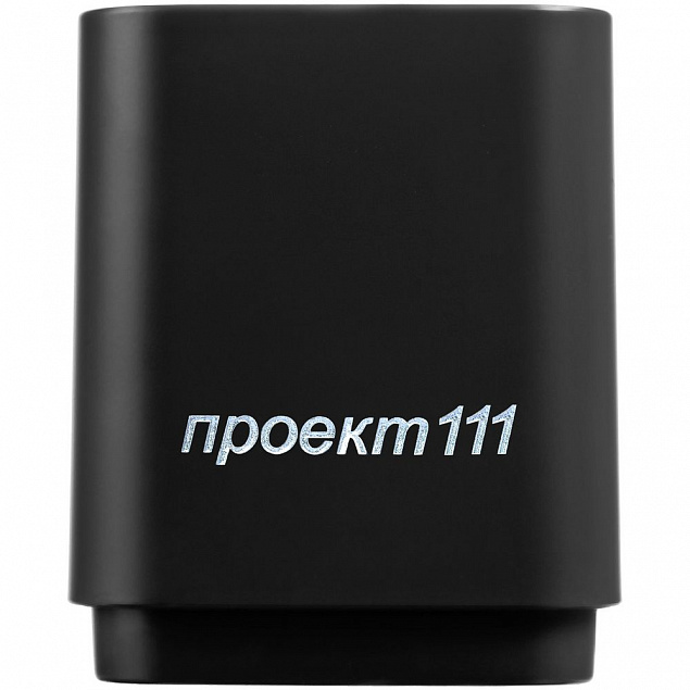 Беспроводная колонка с подсветкой логотипа Glim, черная с логотипом в Волгограде заказать по выгодной цене в кибермаркете AvroraStore