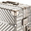 Чемодан Aluminum Frame PC Luggage V1, золотистый с логотипом в Волгограде заказать по выгодной цене в кибермаркете AvroraStore