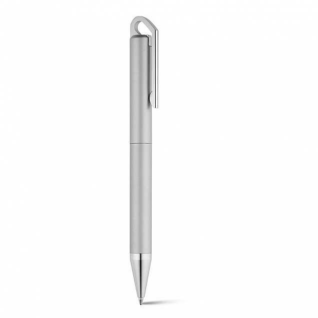 Шариковая ручка, белая с логотипом в Волгограде заказать по выгодной цене в кибермаркете AvroraStore