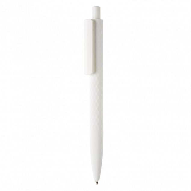 Ручка X3 Smooth Touch, белый с логотипом в Волгограде заказать по выгодной цене в кибермаркете AvroraStore