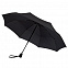 Складной зонт Gran Turismo, черный с логотипом в Волгограде заказать по выгодной цене в кибермаркете AvroraStore