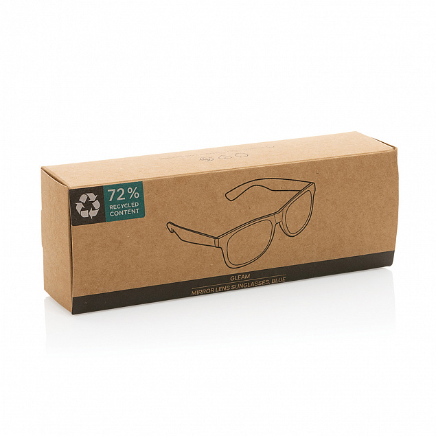 Солнцезащитные очки Gleam из переработанного пластика RCS с логотипом в Волгограде заказать по выгодной цене в кибермаркете AvroraStore