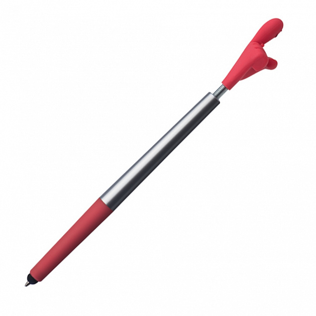 Ручка стилус CrisMa, красная с логотипом в Волгограде заказать по выгодной цене в кибермаркете AvroraStore