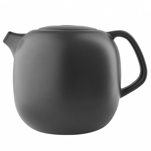 Чайник заварочный Nordic Kitchen, черный с логотипом в Волгограде заказать по выгодной цене в кибермаркете AvroraStore
