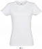 Фуфайка (футболка) IMPERIAL женская,Белый L с логотипом в Волгограде заказать по выгодной цене в кибермаркете AvroraStore