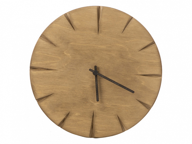 Часы деревянные «Helga» с логотипом в Волгограде заказать по выгодной цене в кибермаркете AvroraStore
