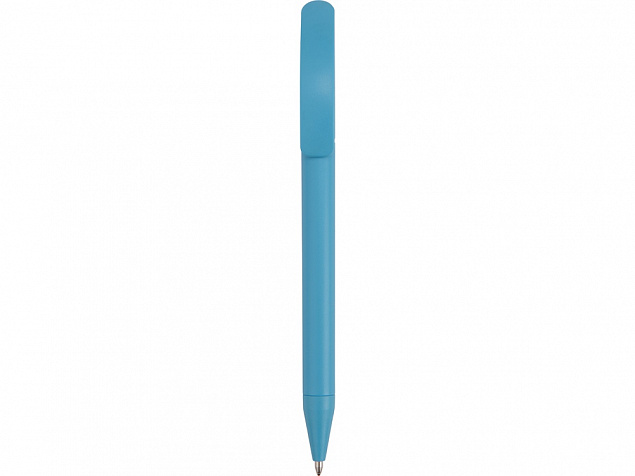 Ручка пластиковая шариковая Prodir DS3 TMM, голубой с логотипом в Волгограде заказать по выгодной цене в кибермаркете AvroraStore