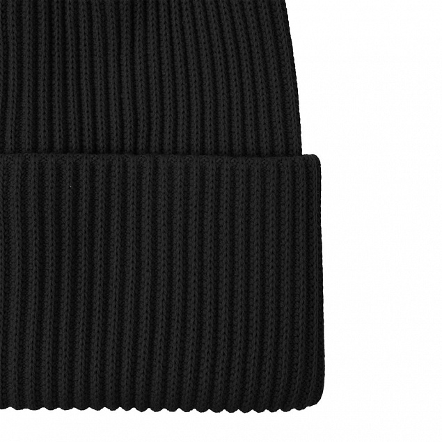 Шапка Franky, черная с логотипом в Волгограде заказать по выгодной цене в кибермаркете AvroraStore
