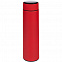 Смарт-бутылка с заменяемой батарейкой Long Therm Soft Touch, красная с логотипом в Волгограде заказать по выгодной цене в кибермаркете AvroraStore