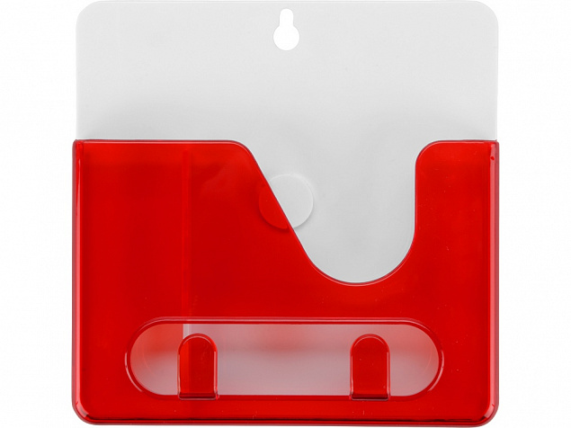 Подставка под ручки  Навесная, красный с логотипом в Волгограде заказать по выгодной цене в кибермаркете AvroraStore