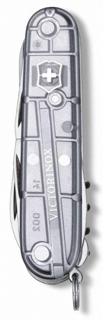 Офицерский нож CLIMBER 91, прозрачный серебристый с логотипом в Волгограде заказать по выгодной цене в кибермаркете AvroraStore