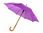 Зонт-трость полуавтоматический с деревянной ручкой с логотипом в Волгограде заказать по выгодной цене в кибермаркете AvroraStore