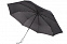 Зонт складной Fiber, черный с логотипом в Волгограде заказать по выгодной цене в кибермаркете AvroraStore
