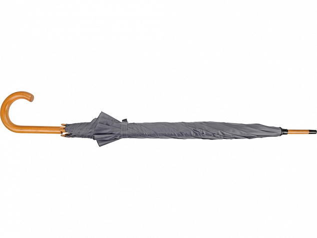 Зонт-трость Радуга, серый с логотипом в Волгограде заказать по выгодной цене в кибермаркете AvroraStore
