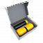 Набор Hot Box Duo C2B grey (черный с желтым) с логотипом в Волгограде заказать по выгодной цене в кибермаркете AvroraStore